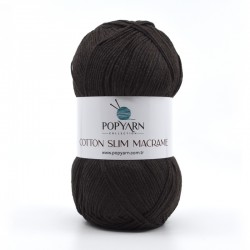 Cotton Slim Macrame  - Dark...