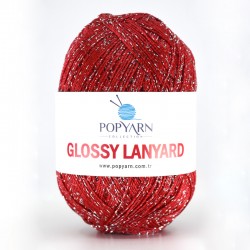 Glossy Lanyard  - Red